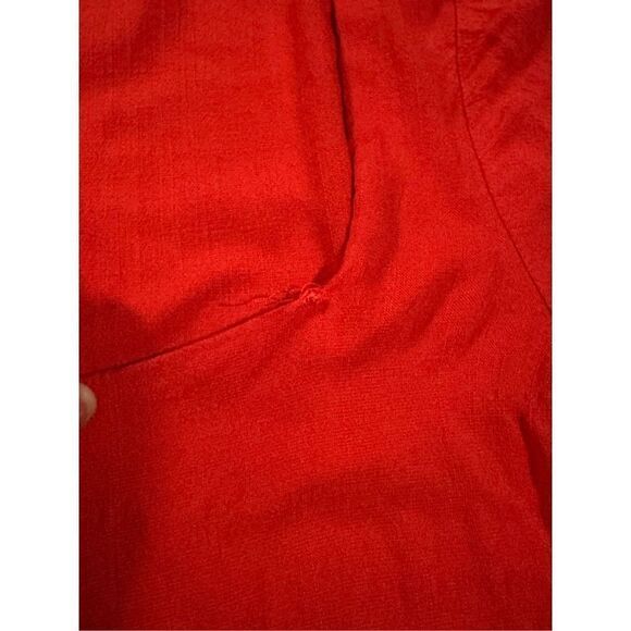 Free People Intimately Free Zoe V-Wire Bodysuit Red Small - Picture 8 of 12